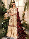 Maria B Mbroidered Organza Embroidered Unstitched 3-Piece Suit-CST-803