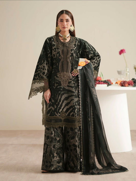 Binilyas Jojo Summer'26 Lawn Embroidered Unstitched 3-Piece Suit-82A