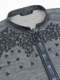 Velvour Boys Cotton Embroidered Stitched Kurta-VB199-A