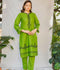 MAK Fashion Dobby Lawn Embroidered Co-Ord Set-Gina Pine