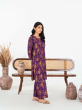 Stylish Collection Enchant Pret Linen Printed Co-Ord Set-Rose Purple