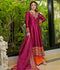 Farooq Hameed Studio Glass Silk Embroidered Stitched 3-Piece Suit-Nyra