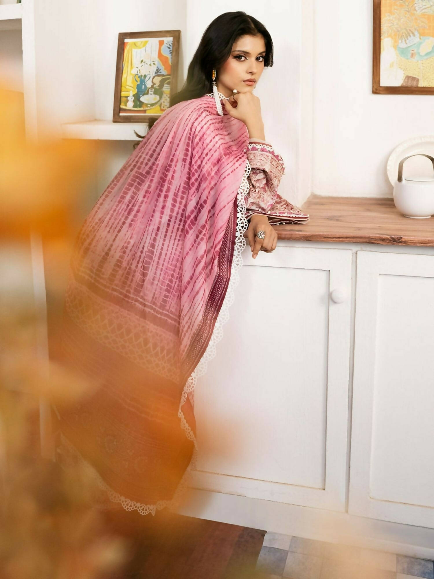 Binilyas Noura Summer Lawn Embroidered Unstitched 3-Piece Suit-74-B