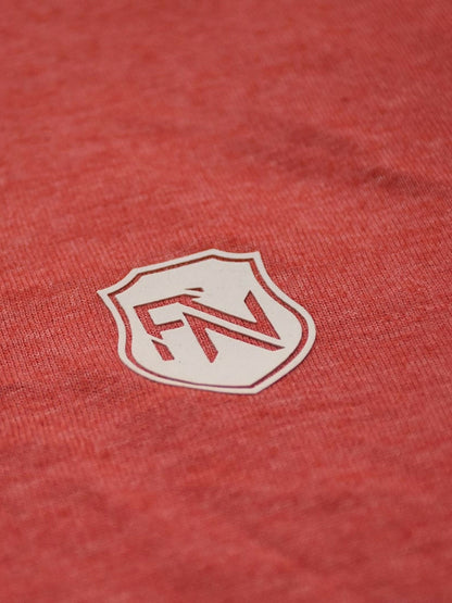 Funkys high density logo stellar V neck cotton tee-12464