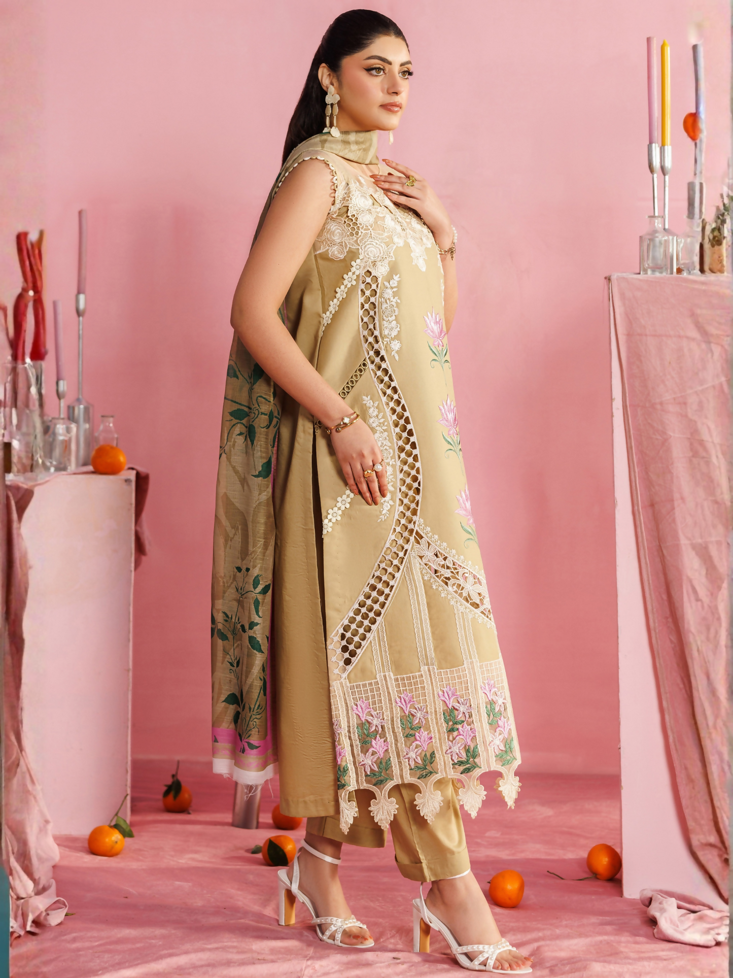 Parishay Shangrila Lawn Vol 2 Embroidered Unstitched 3-Piece Suit-ANG-15