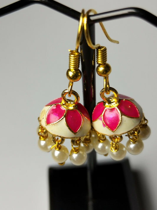 H&A Jewellery Jaipuri Jhumki Earrings