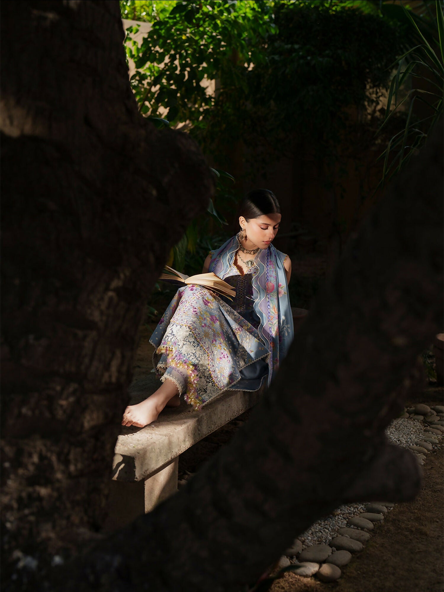 Binilyas Heritage Dore Summer'26 Lawn Embroidered Stitched 3-Piece Suit-172-A