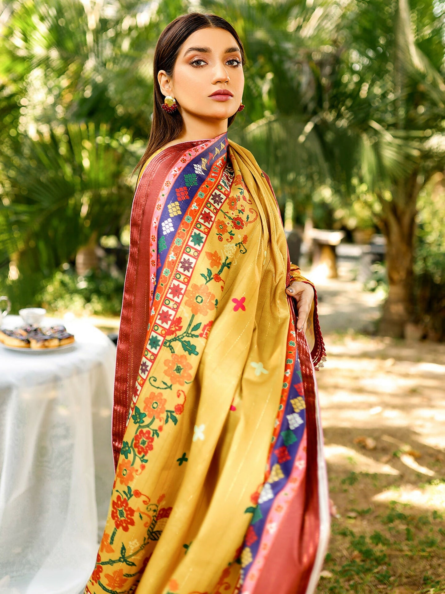 Binilyas Kotail Embroidered Unstitched 3-Piece Suit-763-A