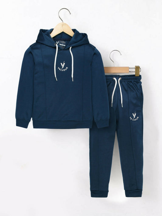 Blue Velvour Winter Tracksuit-#VWT28-C