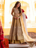 Binilyas Sona Gachi Formals Net Embroidered Stitched 3-Piece Suit-D-605