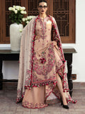 Hussain Rehar Karandi A/W'24 Embroidered Unstitched 3-Piece Suit-Lali