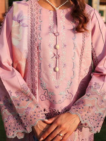 Rang Rasiya Florence Summer Edit'26 Lawn Embroidered Unstitched 3-Piece Suit-Manha