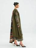 Jugnu By Hussain Rehar Khaddar'25 Embroidered Unstitched 3-Piece Suit-Soni