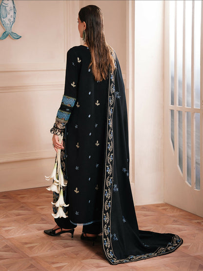 Mahnur Secret Garden Karandi Embroidered Stitched 3-Piece Suit–SG-011