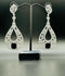 H&A Jewellery One Carat Silver Rhodium Plated Earrings