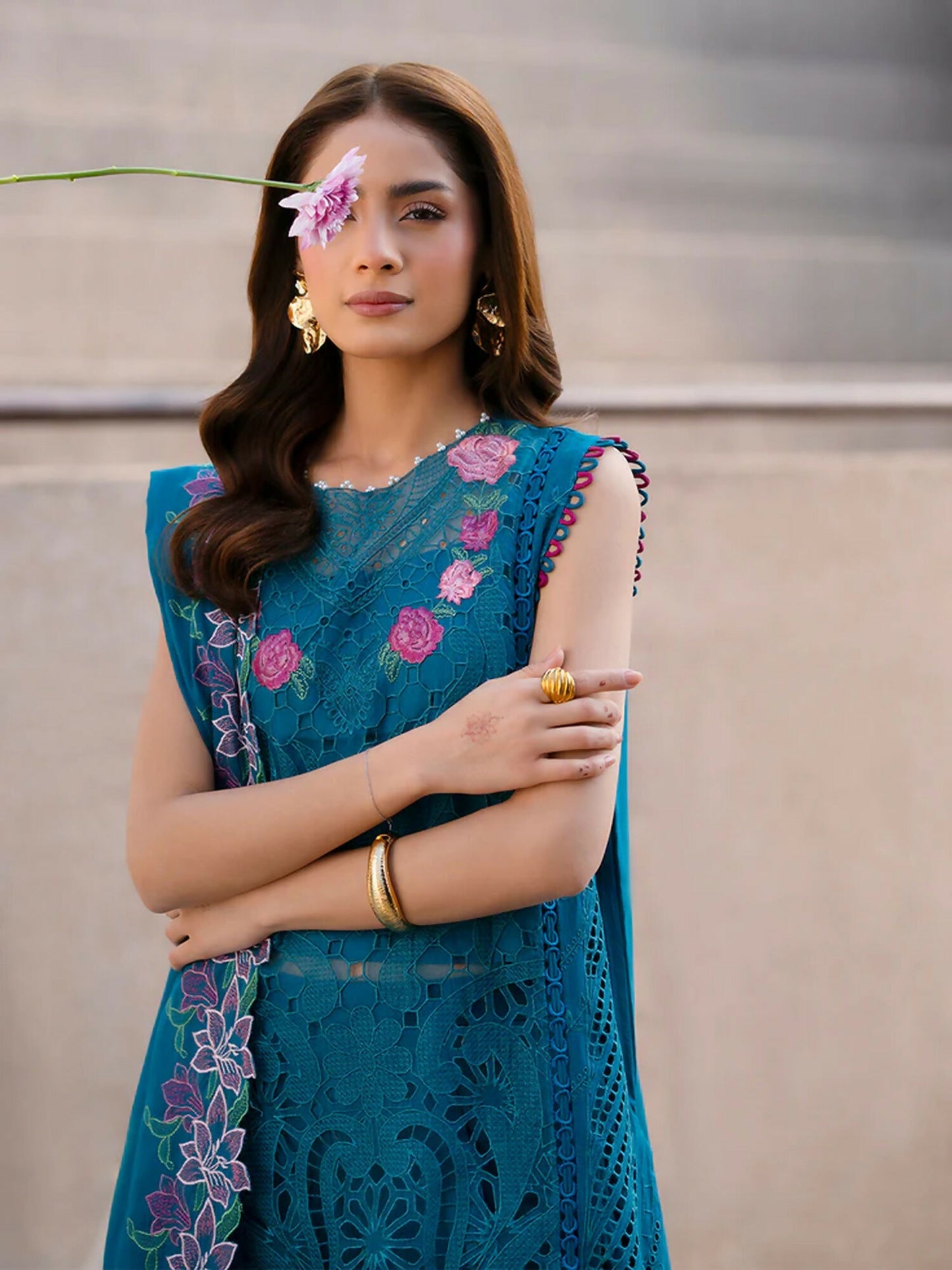 Parishay Dil e Raqsam Lawn Embroidered Unstitched 3-Piece Suit-DR-10