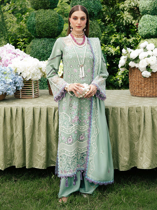 Mahnur Secret Garden Karandi Embroidered Unstitched 3-Piece Suit–SG-002