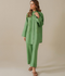 HU Studios Karam Collection Lawn Embroidered Stitched 2-Piece Suit-Green
