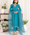 Allure By IH Luxury Pret Raw Silk Embellished Stitched 3-Piece Suit-Raha