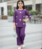 Velvour Girls Cotton Printed Co-Ord Set-VG194-B