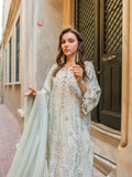 Farooq Hameed Studio EiD Collection'26 Pure Silk Embroidered Stitched 3-Piece Suit-Ira