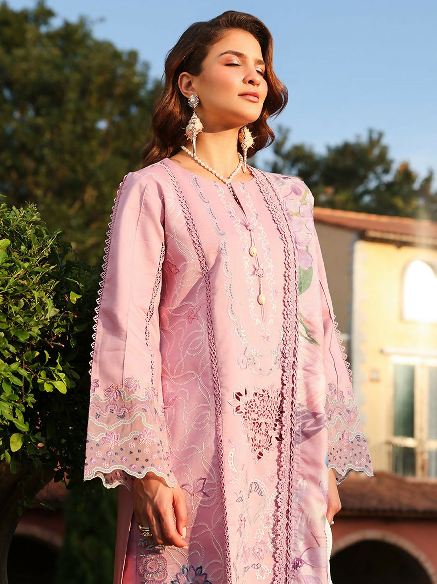 Rang Rasiya Florence Summer Edit'26 Lawn Embroidered Unstitched 3-Piece Suit-Manha