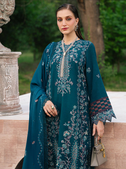 Mahnur Secret Garden Karandi Embroidered Unstitched 3-Piece Suit–SG-009