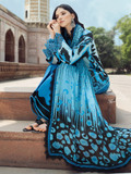 Binilyas Naqsh Naaz Lawn Embroidered Unstitched 3-Piece Suit-2086 - D