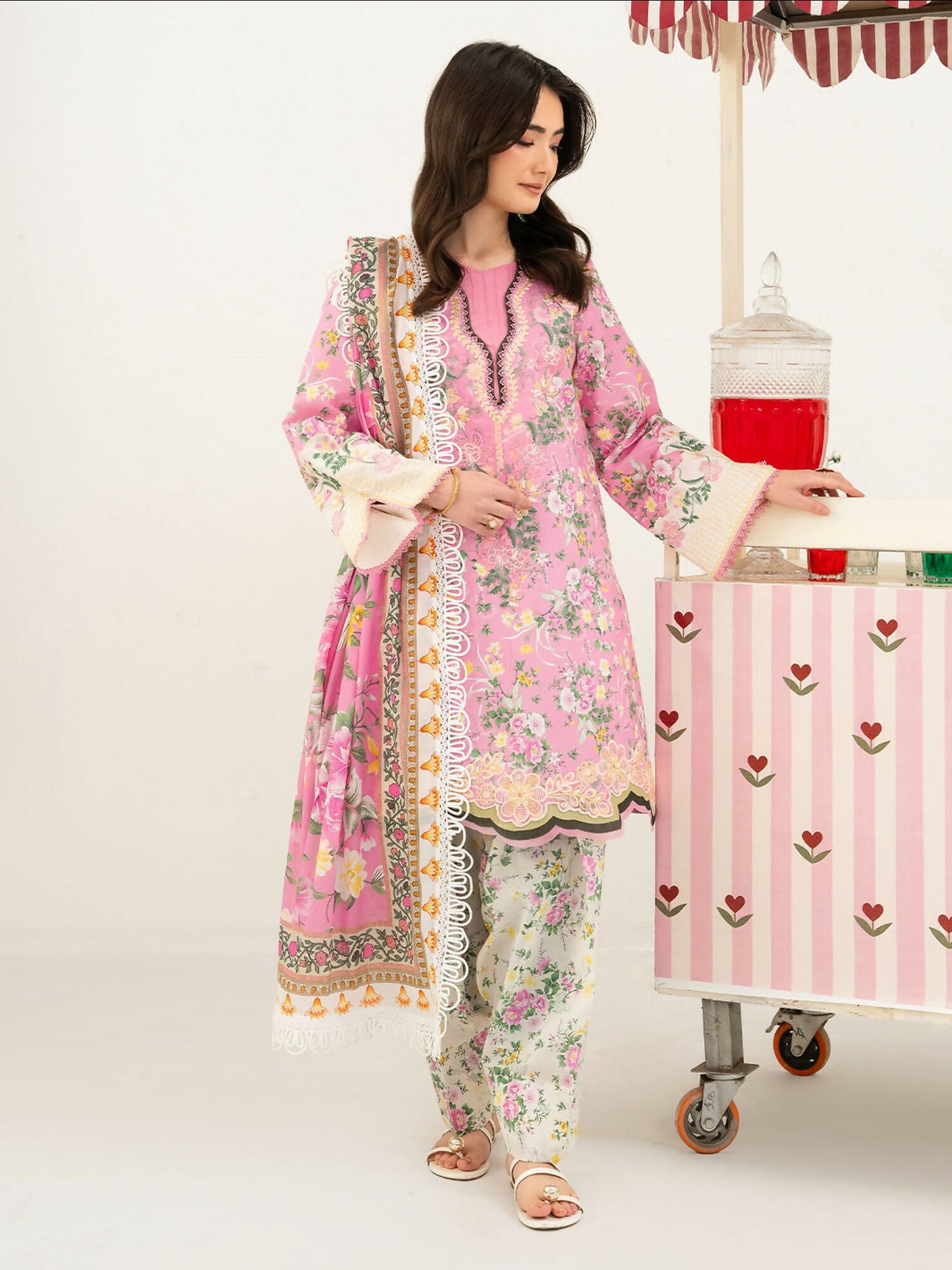 Mahnur Anaya Lawn Vol-1 Embroidered Stitched 3-Piece Suit-ANA-015