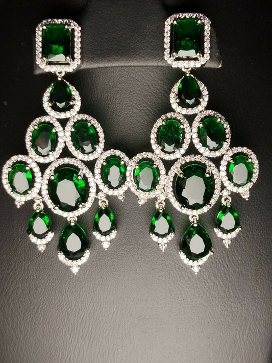 H&A Jewellery One Carat American Diamond Earrings