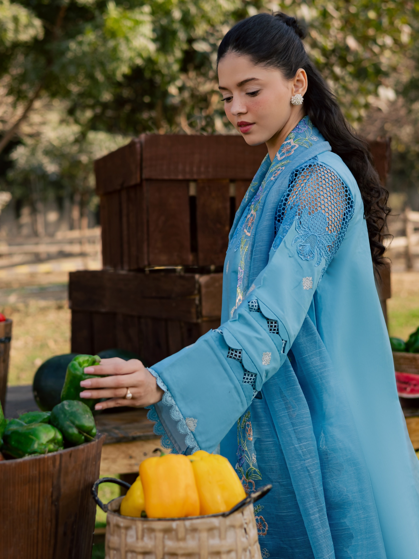 Parishay Summer Queen Vol 2 Lawn Embroidered Unstitched 3-Piece Suit-SQU-13