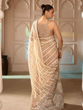 Shiza Hassan Shehnai Bareeze Net Embellished Stitched Saree-Vince
