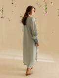Mahnur Lawn Embroidered Stitched 2-Piece Suit-Crystal