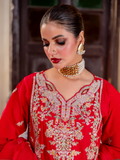 Fatima Hussain Lawn Embroidered Unstitched 3-Piece Suit-Leila