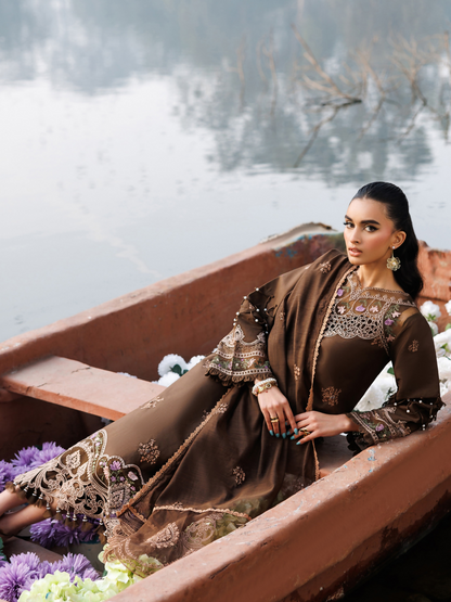 Parishay Shangrila Lawn Vol 2 Embroidered Unstitched 3-Piece Suit-ANG-06