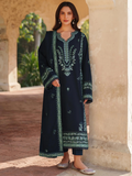Panache Apparel Khaddar Embroidered Stitched Suit-Zeen-Black