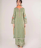 HEM Organza Embroidered Stitched 4-Piece Suit-Holi
