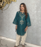 Tehzeeb Libas Lawn Embroidered Stitched 2-Piece Suit-Zirwa