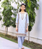 Lumira Cotton Embroidered Stitched 2-Piece Suit-Ocean Pearl