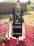 Black-Chandan Nagri Lawn Embroidered Stitched 3-Piece Suit-Nissa
