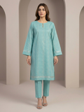 Blue-Bin Shaukat Lawn Brosha Printed Stitched 2-Piece Suit