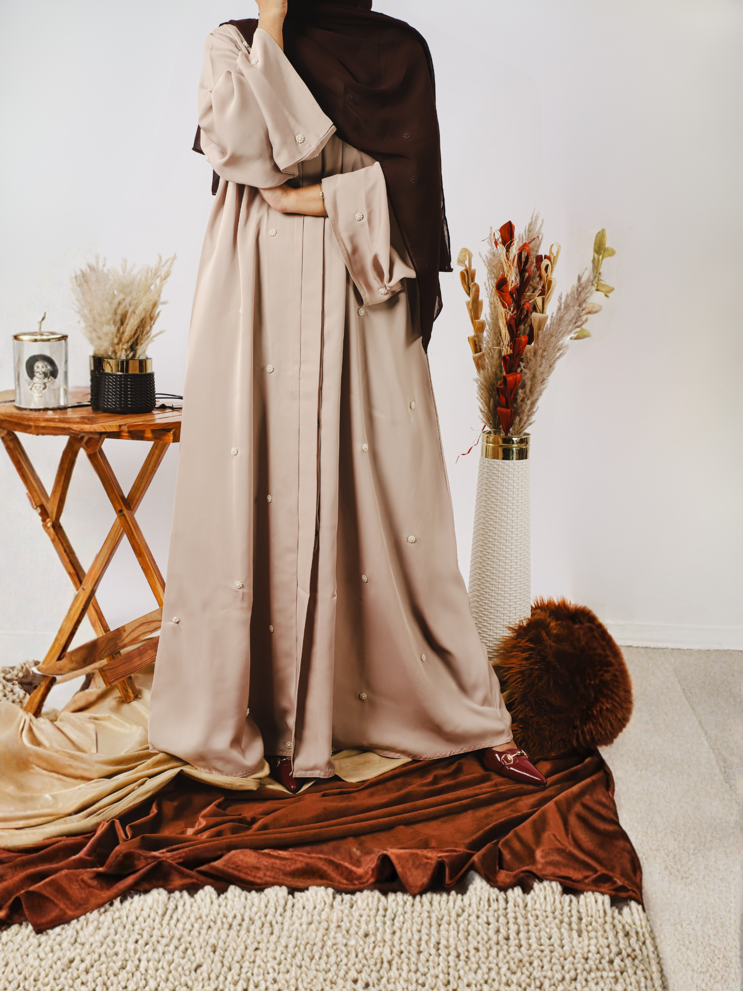 Nourah Nida Embellished Abaya-Nayab
