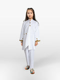 Velvour Girls Cotton Printed Stitched 2-Piece Suit-VG82-C