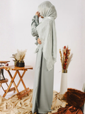 Mint Green-Nourah Nida Abaya-Haya