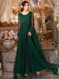 Green-Hani & Umaima Chiffon Maxi-Khushboo