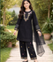 Lumira Chiffon Embroidered Stitched 3-Piece Suit-Abayan