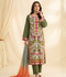 Zeephire Linen Embroidered Stitched 3-Piece Suit-Abeera B