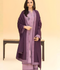 Ayat Closet Linen Embroidered Stitched 3-Piece Suit-Lark