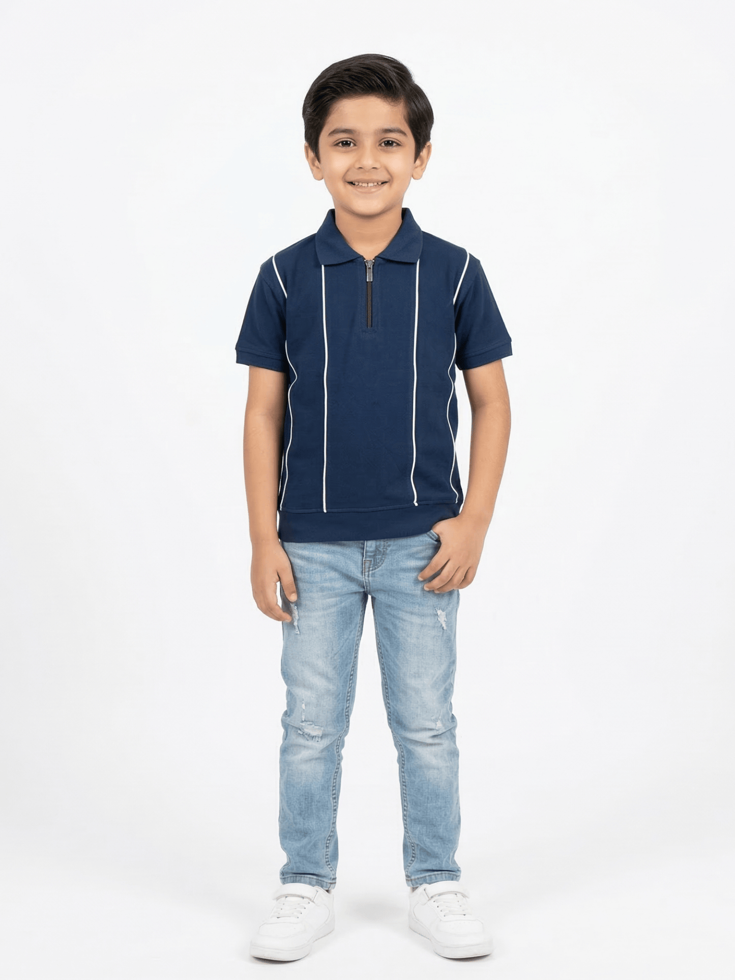Velvour Boys Pique Polo Shirt-VP23-A