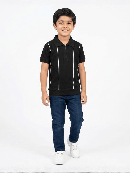 Velvour Boys Pique Polo Shirt-VP23-B